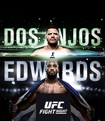 Banner Canais Opcionais UFC Fight Night Dos Anjos versus Edwards 