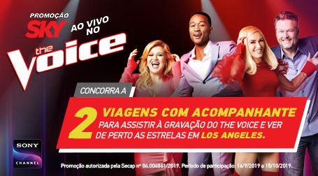 Promoção - Você ao vivo no The Voice